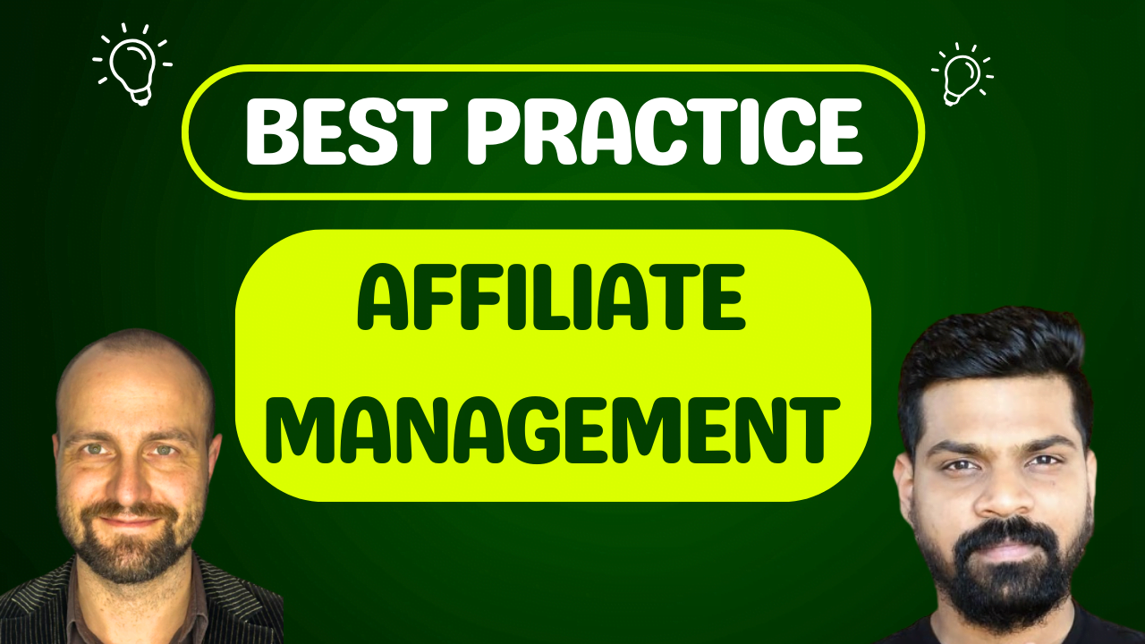 Best Practice Affiliate Management